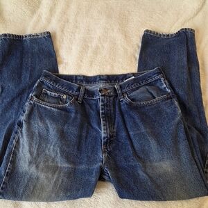 Mens Dark Wash Wrangler Jeans